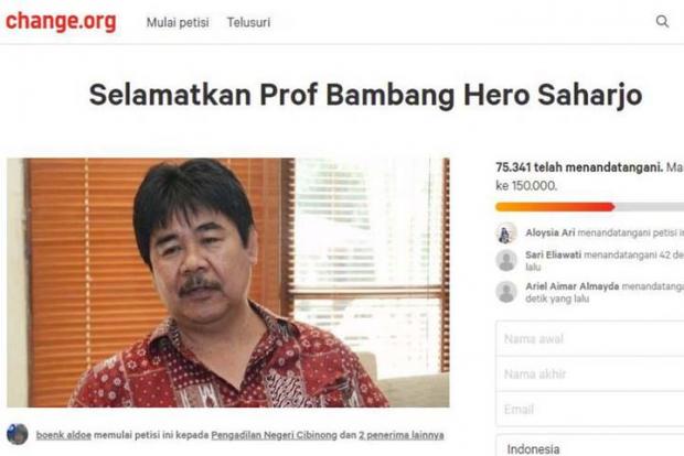 Warga Riau Ikut Sampaikan Petisi Bela Guru Besar IPB yang Digugat atas Keahliannya, Jumlahnya Sudah Capai 75.500 Pendukung