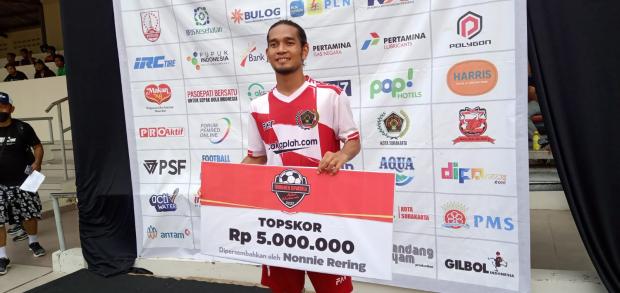 Anggota PWI Riau Febri Jamil Jadi <i>Top Scorer</i> di Turnamen Sepak Bola Antarwartawan se-Indonesia 2022 di Solo