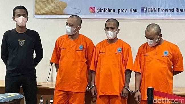 Terlibat Peredaran Narkoba, Pecatan Polisi Dibekuk BNN Riau di Kawasan Rumbai Pekanbaru