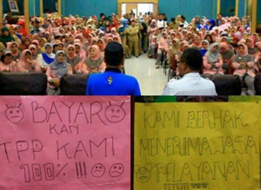 Tuntut Tunjangan Profesi Pekerjaan Dibayar Penuh, Tenaga Medis RSUD Arifin Achmad Provinsi Riau Ancam Mogok Kerja Hari Ini