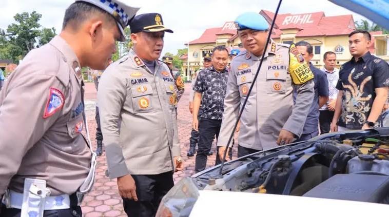 <b>Jelang Pemungutan Suara Pilkada, Polres Rohil Pastikan Kesiapan Sarana dan Prasarana</b>