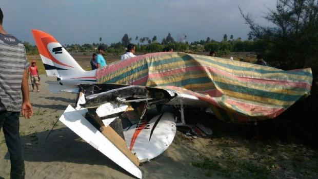 Mendarat Darurat, Pesawat Pribadi Gubernur Aceh Alami Patah Sayap