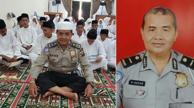 Sebelum Gugur Ditabrak Teroris Ipda Auzar Sempat Beri Pengarahan soal Kegiatan Ramadan di Lingkungan Polda Riau