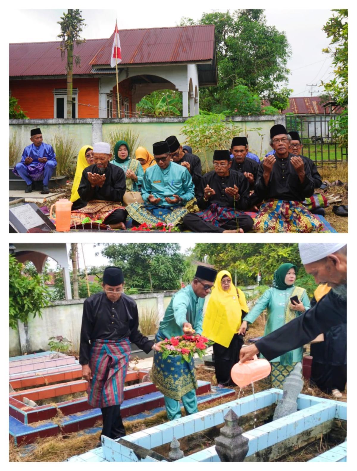 Selesai Upacara HUT ke-78 RI, Hadirin Ziarah Makam ”Aki Toho” Pemilik <i>Tano Beso</i>