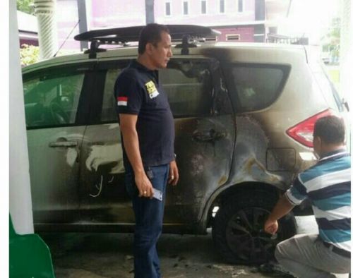 Teror Mirip Bom Molotov Landa Kota Duri, Mobil Ertiga dan Rumah Milik Eks Karyawan Chevron Nyaris Ludes Terbakar
