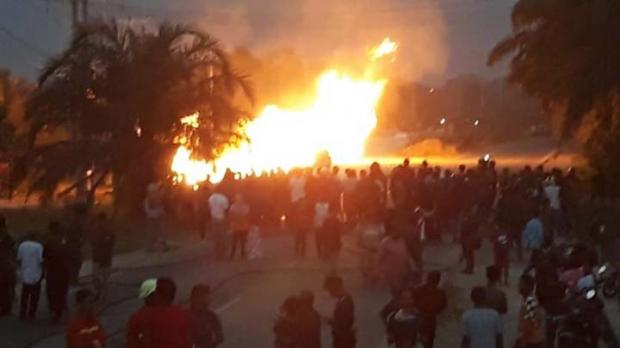 Chevron Selidiki Penyebab Pipa Gas Semburkan Api di Jalan Lintas Duri-Kandis