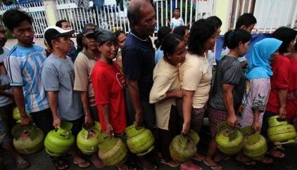 Dijatah 3 Juta Tabung tapi Gas ”Melon” Masih Susah Dicari di Kabupaten Siak... Ke Mana Raibnya?