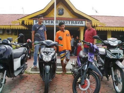 Terkapar Ditembak Polisi, Aksi Gembong Perampas 28 Motor Ini Berakhir di Jalan Muhajirin Pekanbaru