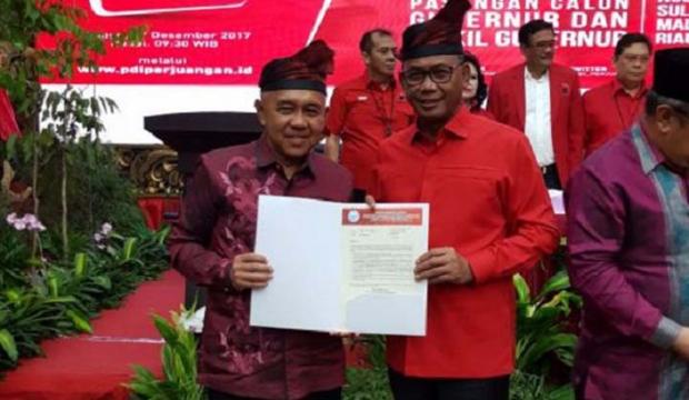 Megawati Tetapkan Dukungan PDI Perjuangan ke Andi Rachman-Suyatno untuk Pilgub Riau 2018