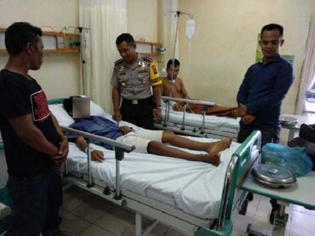 Oknum Polisi yang Diduga Tembak Seorang Warga Rangsang Barat Kepulauan Meranti Ditahan di Mako Brimob Polda Riau