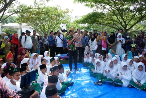 1000 Anak dari Berbagai Kawasan Meriahkan Hari Jadi ke-77 Kabupaten Asahan