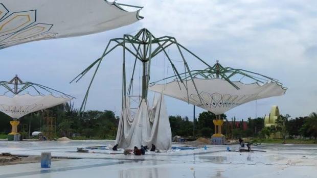 Polda Riau Lakukan Pulbaket Kasus Dugaan Korupsi Proyek Payung Elektrik Rp42 Miliar di Masjid An-Nur Pekanbaru