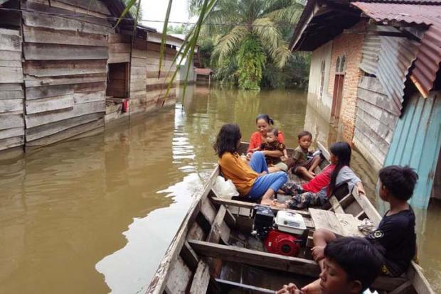 Enam Kabupaten dan Kota di Riau Masih Dilanda Banjir, Masyarakat Diimbau Tetap Waspada