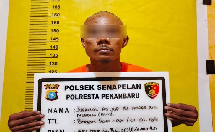 <b>Sudah 3 Kali Keluar Masuk Penjara, Pria di Riau Ini Kembali Masuk Penjara karena Menikam Polisi yang akan Menangkapnya</b>
