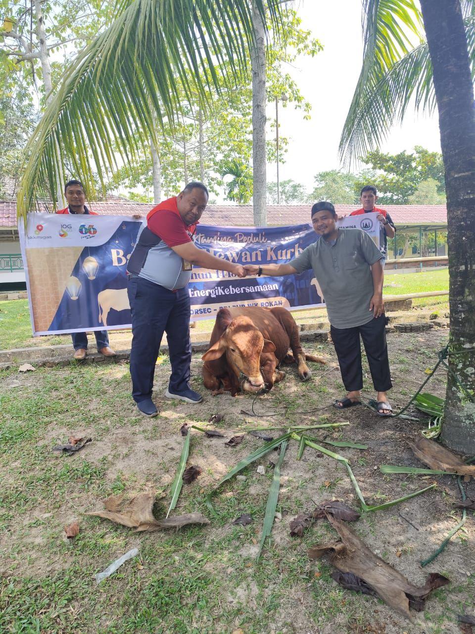 PHR Regional Sumatera Salurkan 514 Ekor Hewan Kurban untuk Masyarakat di Sekitar Wilayah Operasi