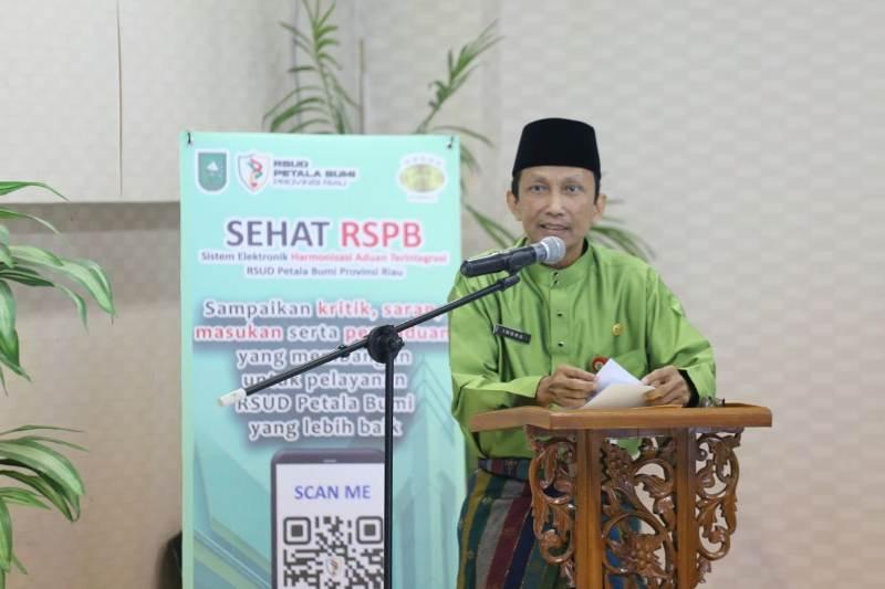 Terapkan Layanan Aduan Digital, Pj Sekda Indra Apresiasi RSUD Petala Bumi