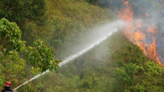 Lahan Kampus Universitas Riau Terbakar