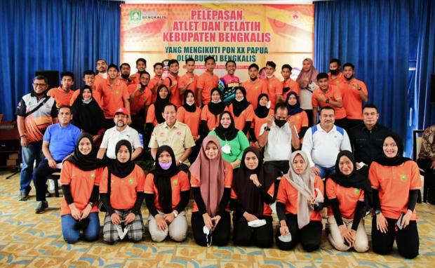 43 Atlet Bengkalis Perkuat Kontingen Riau di PON XX Papua, Bupati: Harumkan Nama Daerah!
