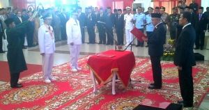 Resmi Dilantik Memimpin Negeri Istana, Gubernur Riau Berkali-kali Puji Kekompakan Syamsuar-Alfedri dan Daerah Lain Diminta Mencontoh