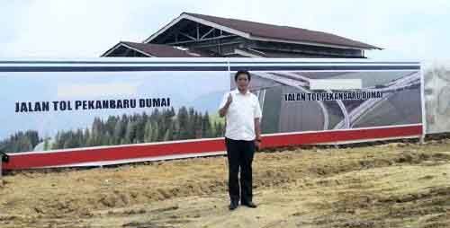 Orang Kepercayaan Presiden Jokowi Datang ke Riau, Himpun Informasi Kendala Pembangunan Tol Pekanbaru-Dumai