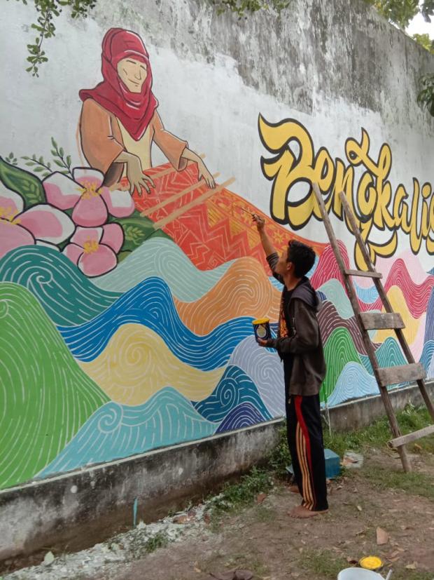 Secara Swadaya, Bengkalis Doodle Art dan Media Kreator Bengkalis Lukis 2 Taman Kota