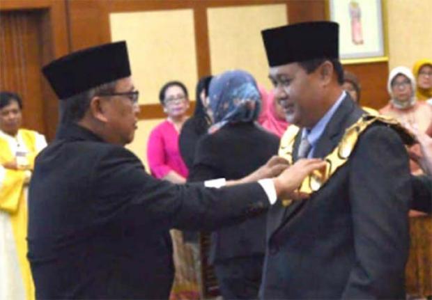 Aras Mulyadi Resmi Jadi Rektor Universitas Riau Periode 2018-2022