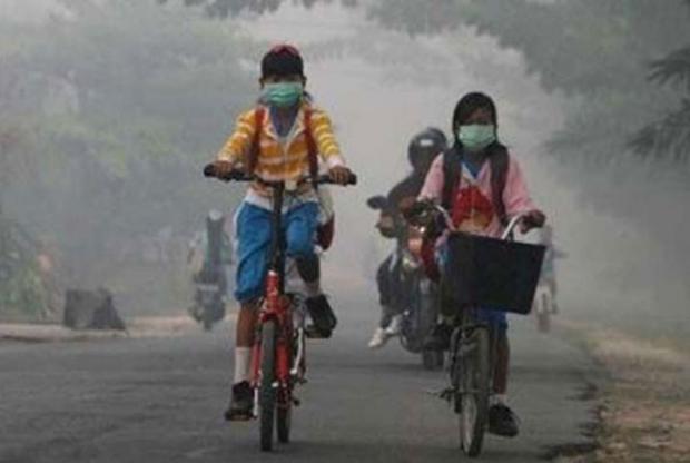 Kabut Asap Tipis Selimuti Sejumlah Wilayah di Riau, Jarak Pandang Hanya 6 Kilometer