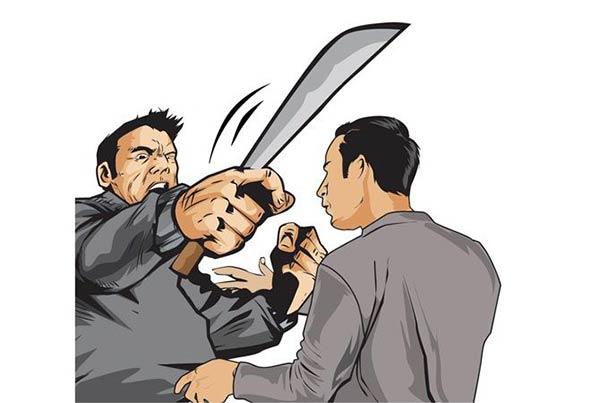 <b>Gara-Gara Hal Sepele, Warga Rengat Barat Bacok Tetangga, Begini Kronologisnya</b>