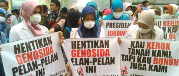 Korban Asap di Riau Hampir 80 Ribu Orang, Dokter Spesialis dari Kemenkes Sudah Pulang