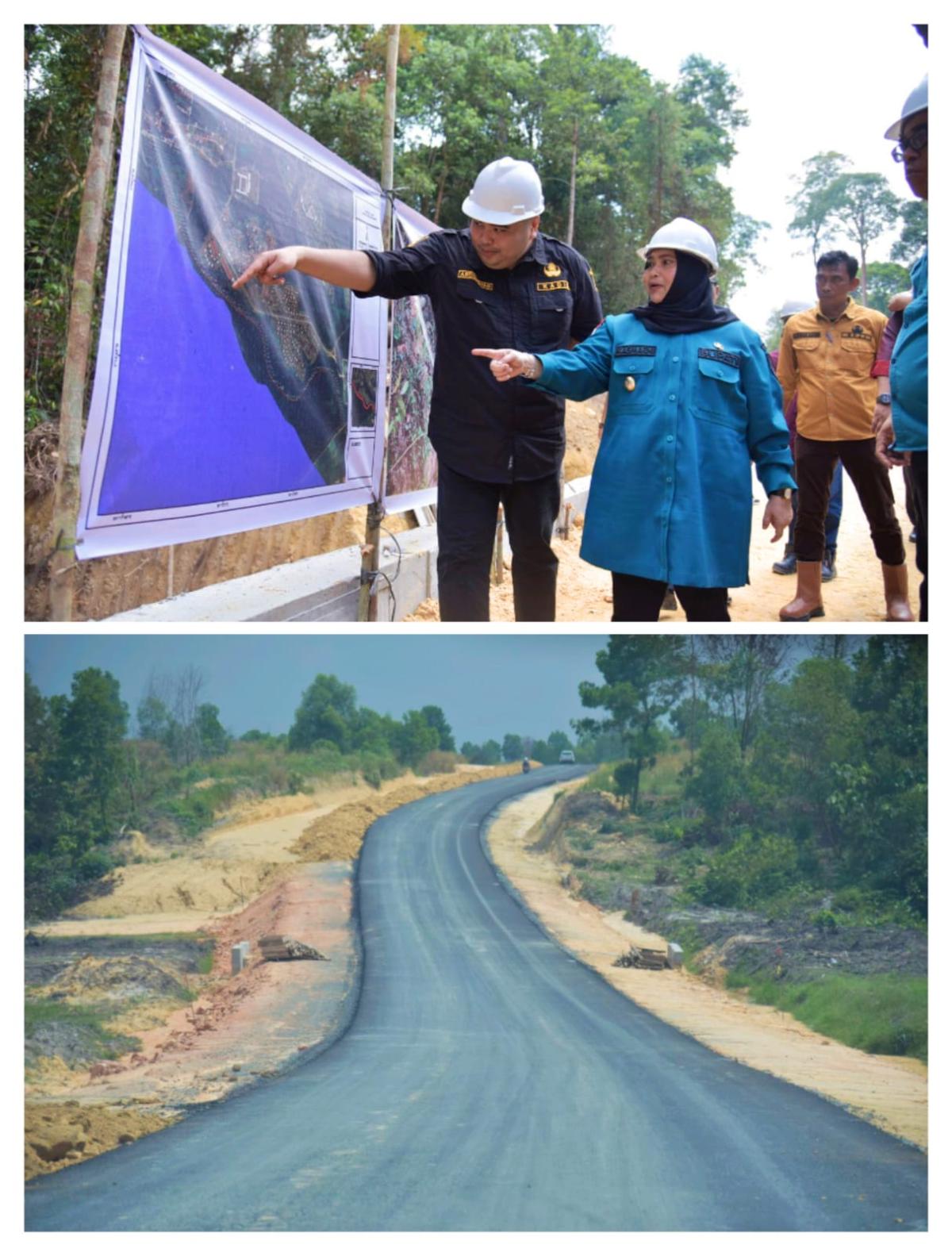 Sampaikan Ucapan Terima Kasih, Masyarakat Cegat Rombongan Bupati Saat Tinjau Pembangunan Jalan Lingkar Duri Barat
