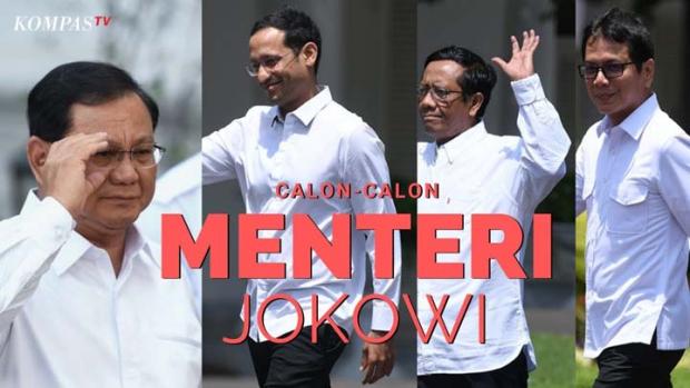 Ini Daftar Lengkap Calon Menteri yang Sudah Dipanggil Presiden Jokowi