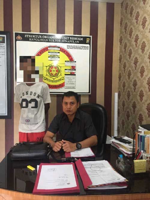 Residivis Begal Motor Modus Mengaku Polisi Ditangkap di Jalan Nelayan Rumbai Pekanbaru