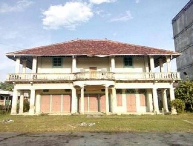 Layak Jadi Situs Sejarah, Inilah Bentuk Rumah Kapiten Zaman Belanda di Sungai Pakning yang Sering Disinggahi Sultan Siak dan Datuk Laksamana