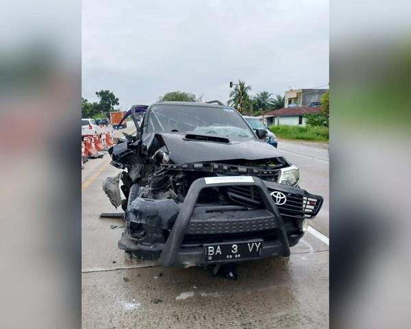 Anggota DPRD Sumbar Evi Yandri Alami Kecelakaan dalam Perjalanan Dinas ke Pekanbaru