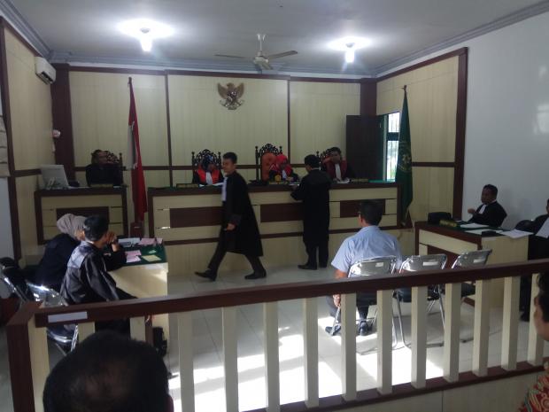 Sidang Dugaan Pemalsuan Putusan Menhut di PN Siak, Hakim Tegur Tim JPU: Hoiii, Cepat Dikit....
