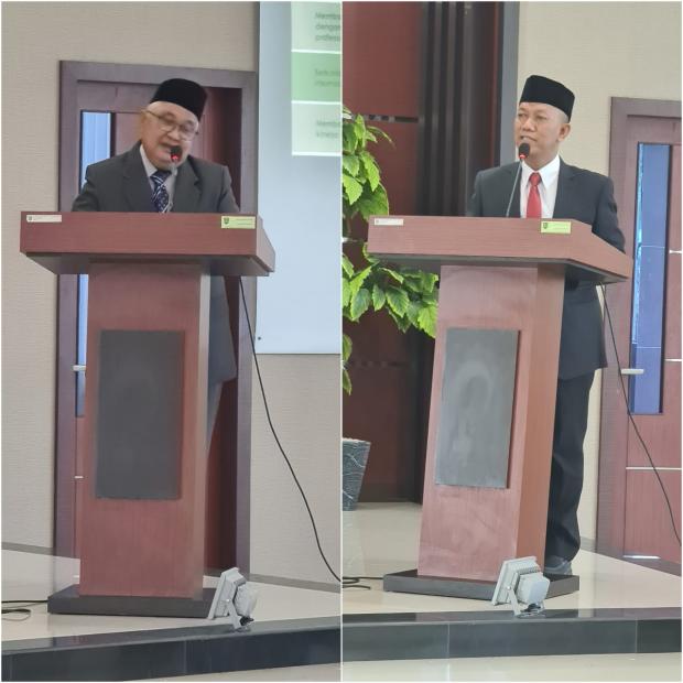 Ujang Paman dan Syafrinaldi Adu Program dalam Debat Visi Misi Calon Rektor UIR