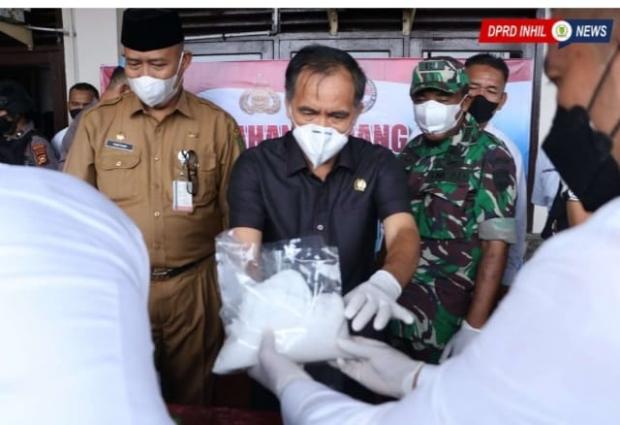 Ketua DPRD Indragiri Hilir Apresiasi Kerja Keras Aparat Berantas Peredaran Narkotika di Daerahnya