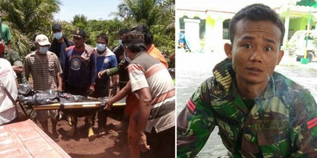 Tragis, Anggota TNI yang Hilang 6 Hari saat Padamkan Api di Hutan Angker Wilayah Rohil Ditemukan Meninggal