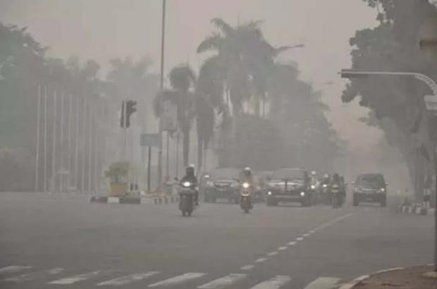 Langit Pekanbaru Belum Biru, Menteri Pertanian Batal ke Riau karena Kabut Asap Karhutla