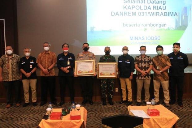 Berhasil Tekan Pencurian Minyak, SKK Migas-PHR Apresiasi Polda Riau dan Korem 031/Wirabima