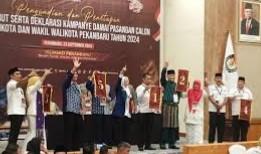 <b>KPU Kota Pekanbaru Lakukan Pengundian Sekaligus Penetapan Nomor Paslon Peserta Pilkada 2024, Berikut Hasilnya</b>