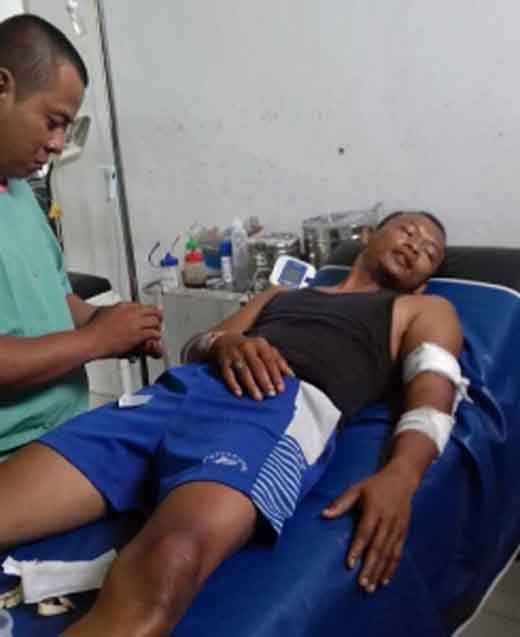 Seorang Pria Bersenjata Serang Polisi di Mandah Inhil, Pelaku Berhasil Kabur meski Kakinya Sudah Ditembak
