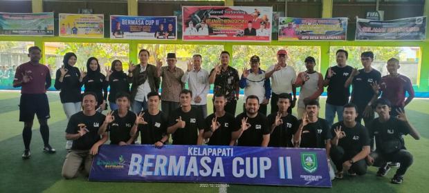Gunakan Dana BKK Bermasa, Desa Kelapapati Kabupaten Bengkalis Gelar Turnamen Futsal