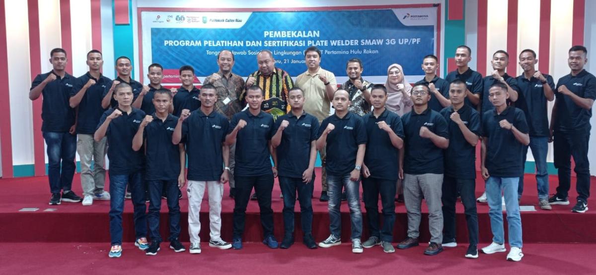 Dorong Peningkatan SDM, PHR Kirim 20 Anak Jati Riau Ikut Pelatihan dan Sertifikasi Juru Las di Banten