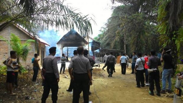 Berikut Kronologis Kerusuhan di Desa Terantang Kampar Versi Ketua KUD Iyo Basamo yang Baru Terpilih, ”Tak Seorang pun Warga Membakar”