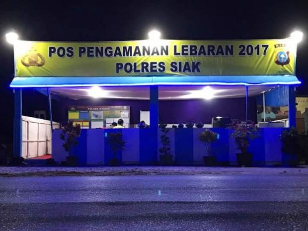 Polres Siak Siapkan 3 Pos Pam dan 2 Pos Yan Hadapi Arus Mudik 2017