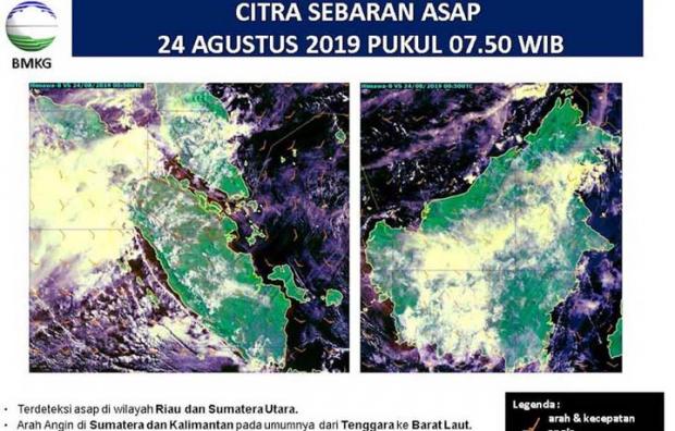 Pagi Ini, 584 Titik Panas Terdeteksi ”Kepung” Pulau Sumatera
