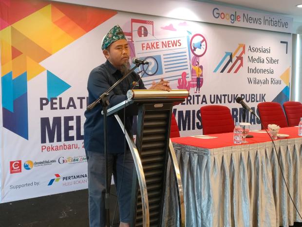 Gelar Literasi Melawan Disinformasi, AMSI Riau Konsisten Pulihkan Ekosistem Media