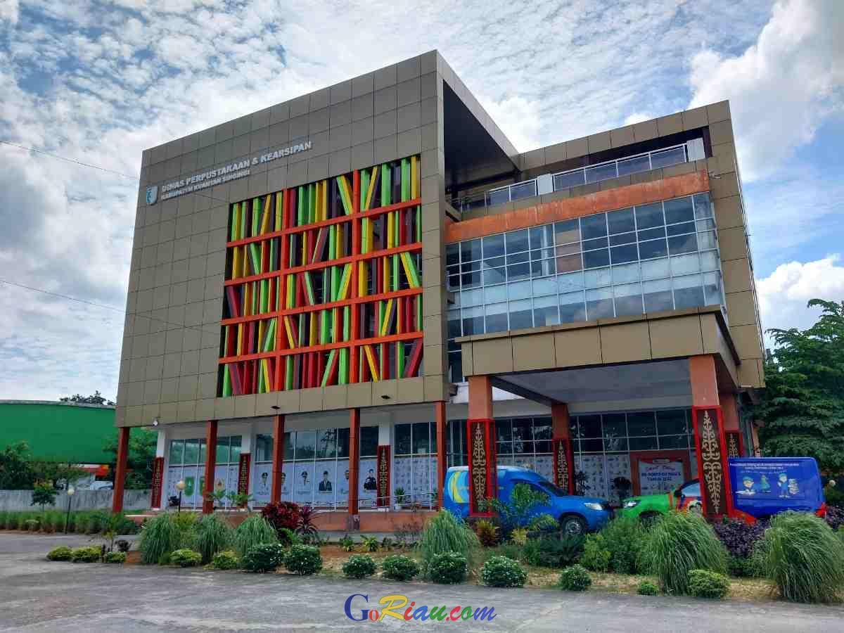 Telan Biaya Pembangunan Rp18 Miliar, Gedung Perpustakaan Kuantan Singingi Ternyata ”Disandera” Pihak Ketiga