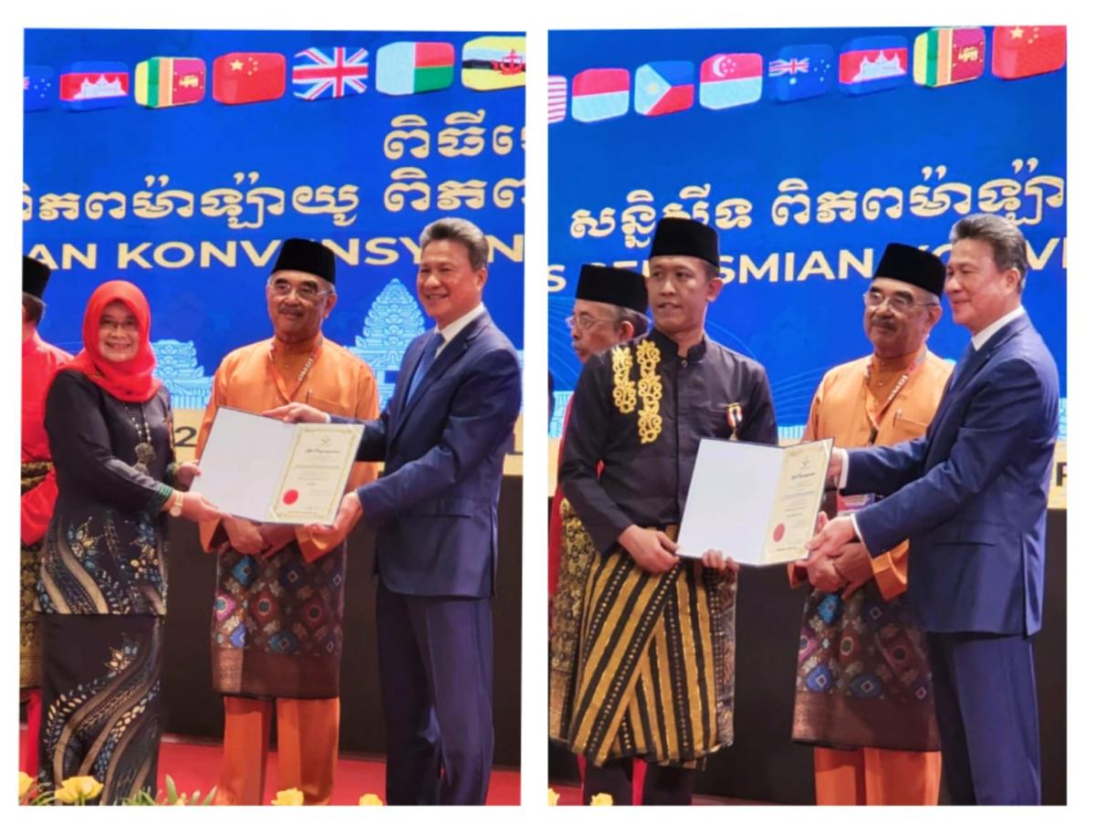 Bupati Terima Anugerah Tun Fatimah DMDI dan Ketua DMDI Bengkalis Terima Anugerah Hang Tuah DMDI